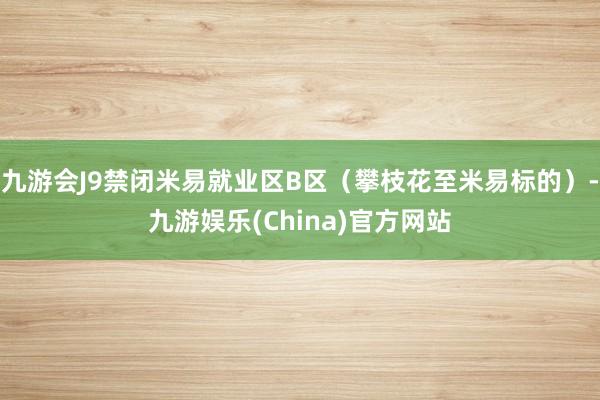 九游會J9禁閉米易就業區B區（攀枝花至米易標的）-九游娛樂(China)官方網站